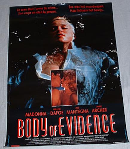 Madonna Body Of Evidence Dutch Promo poster (223391)